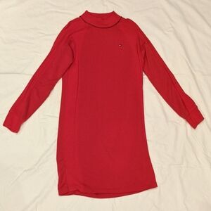Tommy Hilfiger Red Stretchy Cotton Dress, S/P